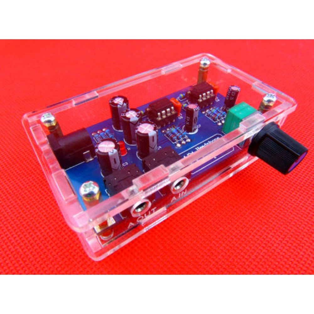 Classic 47 Headphone Amplifier Board amp circuit with housing