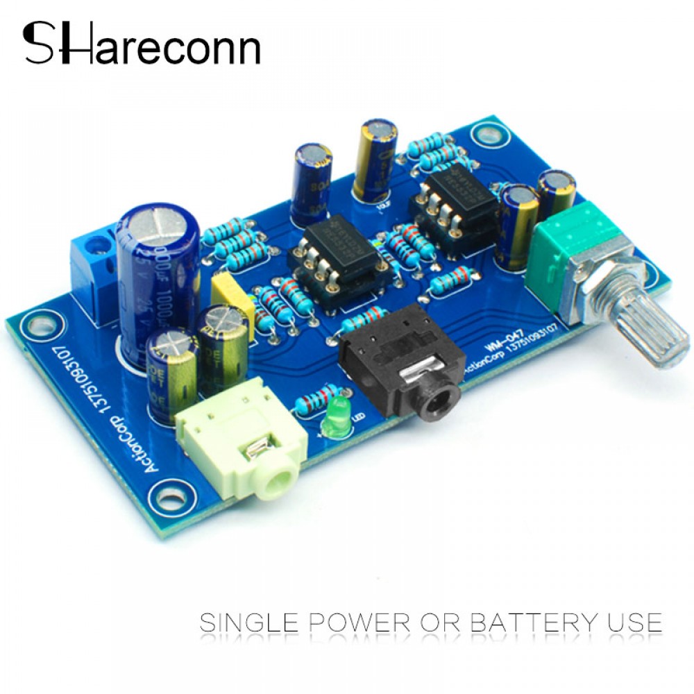 Shareconn HIFI 47 earphone amplifier 2 channel headphone amplifier 47 amplifier dc single power version