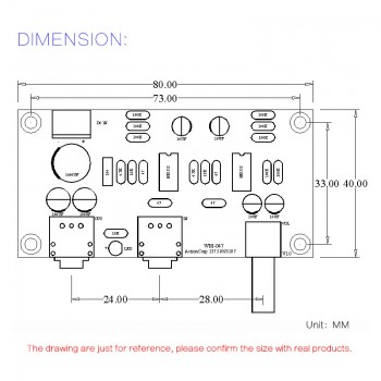 Shareconn HIFI 47 earphone amplifier 2 channel headphone amplifier 47 amplifier dc single power version