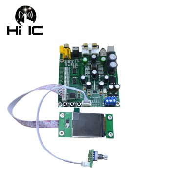 Latest ES9038Q2M ES9038 Q2M I2S DSD Optical Coaxial Input Decoder DAC Headphone Output HiFi Audio amplifier Board 384k dop128