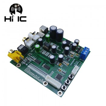 Latest ES9038Q2M ES9038 Q2M I2S DSD Optical Coaxial Input Decoder DAC Headphone Output HiFi Audio amplifier Board 384k dop128