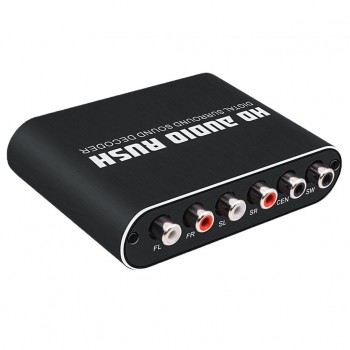 HD Audio Rush Digital Audio Surround Decoder 5.1 Channel Optical SPDIF / Coaxial Dolby AC3 / DTS Converter 2#