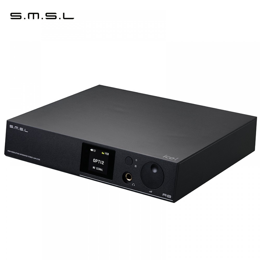 2018 SMSL A8 125W*2 USB HIFI Audio Digital Power Amplifier/DAC/Headphone Amp Latest XMOS Solution ICEpower Module AK4490 DSD512