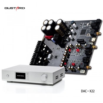 2018 GUSTARD DAC-X22 ES9038PRO I2S XMOS HiFi DAC PCM384K DSD512 DOP Hifi Music Decoder