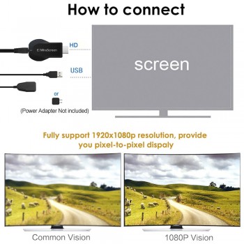 MiraScreen OTA TV Stick Smart TV HD Dongle Wireless dongle Receiver DLNA Airplay Miracast oneanycasting not for Chromecast