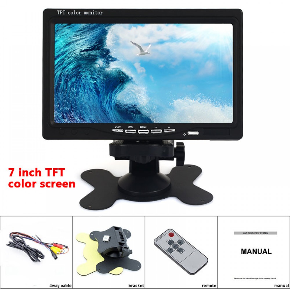 Mini 7 inch TV HD 1024 * 600 TFT LCD Digital and Analog Small TV With HDMI / VGA/AV In amp; Out portable