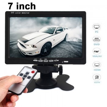 Mini 7 inch TV HD 1024 * 600 TFT LCD Digital and Analog Small TV With HDMI / VGA/AV In amp; Out portable