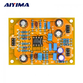 Aiyima Hifi Stereo MM Phono RIAA Amplifier NE5532 DIY Preamplifier Audio Board