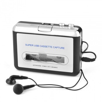 VBESLIFE USB Cassette Tape to PC MP3 CD Switcher Converter Capture Audio Music Player with Headphones 2018 new