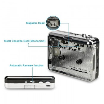 1Pcs New Tape to PC Super Cassette to MP3 Audio Music CD Digital Audio Music Player Converter Capture Recorder