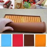 1pc Non-stick Silicone Oven Mat Cake Roll Mat Baking Mat Baking Cake Pad Roll Pad Bakeware Baking Tools Kitchen Accessories E5M1