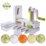 Folding 5 Blade Vegetable Spiralizer Veggie Pasta amp; Spaghetti Vegetable Spiral Slicer Carrot Zucchini Noodler Maker Zoodle Maker