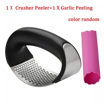 Garlic Presses+peeler Garlic Presses Kitchen Gadgets Chopper Cutter Garlic Grinding Kitchen Hand Tool