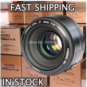 YONGNUO Lens YN50mm f1.8 YN EF 50mm f/1.8 AF Lens YN50 Aperture Auto Focus for Canon EOS 60D 70D 5D2 5D3 600d Canon DSLR Cameras