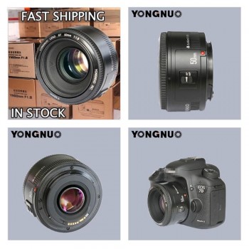 YONGNUO Lens YN50mm f1.8 YN EF 50mm f/1.8 AF Lens YN50 Aperture Auto Focus for Canon EOS 60D 70D 5D2 5D3 600d Canon DSLR Cameras