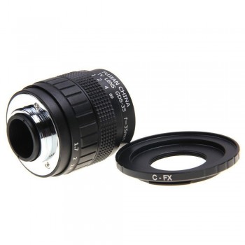 Fujian 35mm F1.7 CCTV TV lens+C Mount to Fuji Fujifilm X-A2 X-A1 X-T1 X-T2 X-T10 X-E1 X-E2 X-1M X-Pro1 X-Pro2 X-MOUNT