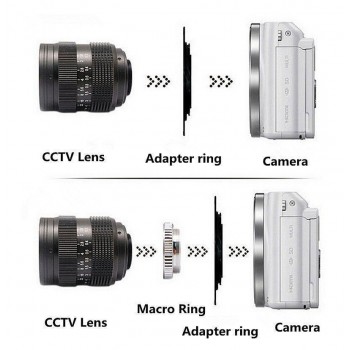 Fujian 35mm F1.7 CCTV TV lens+C Mount to Fuji Fujifilm X-A2 X-A1 X-T1 X-T2 X-T10 X-E1 X-E2 X-1M X-Pro1 X-Pro2 X-MOUNT