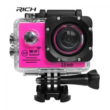 2018 new Action camera Full HD 1080P 30FPS gopro hero 4 Stlye Novatek96655 Wifi waterproof 30m Diving outdoor Sport camera