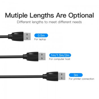 Vention USB2.0 3.0 Extension Cable Male to Female Extender Cable Fast Speed USB3.0 Cable Extended for laptop PC USB Extension 5m