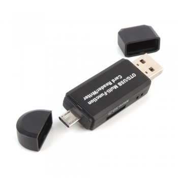 vovotrade MINI USB 2.0 +OTG Micro SD/SDXC TF Card Reader Adapter High Transmission Speed U Disk Factory Price Drop Shipping