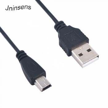 Common 80cm USB 2.0 A Male To Mini 5 Pin B Data Charger Charging Cable Cord Adapter 5TLR Mini USB Adapter for MP3 MP4 Player