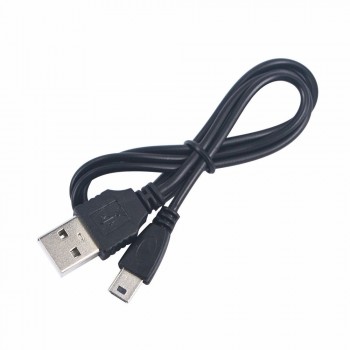 Common 80cm USB 2.0 A Male To Mini 5 Pin B Data Charger Charging Cable Cord Adapter 5TLR Mini USB Adapter for MP3 MP4 Player