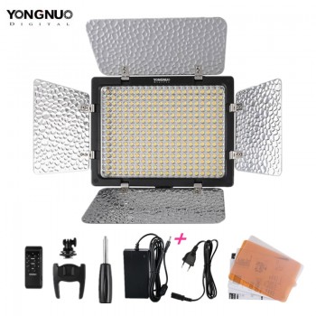 New Yongnuo YN300 III YN-300 lIl 3200k-5500K CRI95 Camera Photo LED Video Light with AC Power Adapter