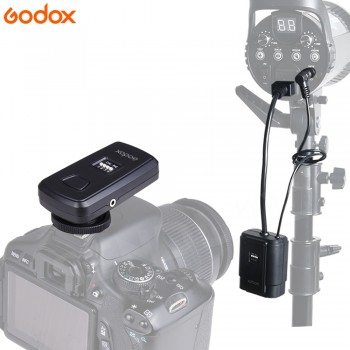 Godox DM-16 Wireless Studio Flash Trigger 433HMz 16 Channels Transmitter + Receiver Kit Single Triggerling piont For DSLR Camera