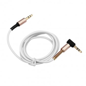 kongyide New Arrival 3.5mm Jack Elbow Male to Male Stereo Headphone Car Aux Audio Extension Cable jy18 apr20