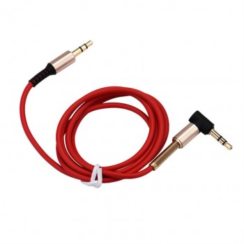 kongyide New Arrival 3.5mm Jack Elbow Male to Male Stereo Headphone Car Aux Audio Extension Cable jy18 apr20