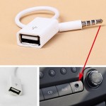 Car Audio Cable Kit USB Converter Vehicle Speaker Audio Converters 3.5MM AUX Male To Female Car Data Transmission Cable for Auto