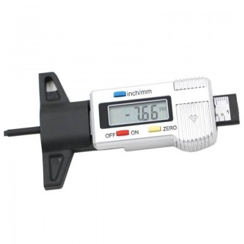 Tire Pressure Gauge Car Tyre Digital Tread Brake Pad Shoe Gauge Depth Tester Guage Tire Pressure Measurement Car Styling