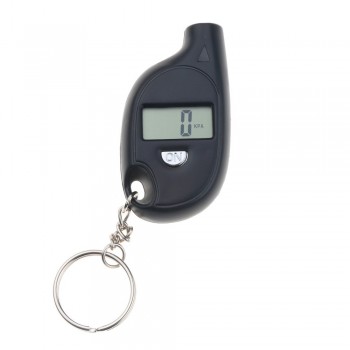 Mini Keychain style Tire Gauge Digital LCD display Car Tyre Air Pressure tester meter Car Auto Motorcycle tire Safety alarm