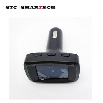 SMARTECH TPMS with Car Charger, Universal Cigarette lighter Digital LCD Display Auto Security Alarm Systems Tyre Pressure