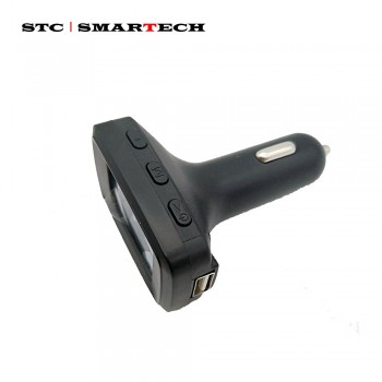 SMARTECH TPMS with Car Charger, Universal Cigarette lighter Digital LCD Display Auto Security Alarm Systems Tyre Pressure