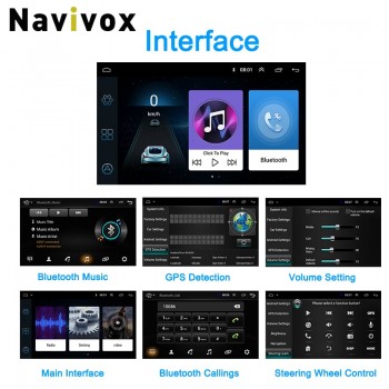 Navivox 2 Din Android Car Radio 7 Universal Car DVD GPS Player Android 8.1 Go Multimedia Navigation For Nissan Honda Toyota BYD