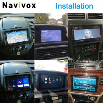 Navivox 2 Din Android Car Radio 7 Universal Car DVD GPS Player Android 8.1 Go Multimedia Navigation For Nissan Honda Toyota BYD