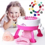 Household Hand Knitting Machine DIY Scraf Hat Sock Girls Weaving Loom knit Children Apparel Sewing Tool Educational Learning Toy