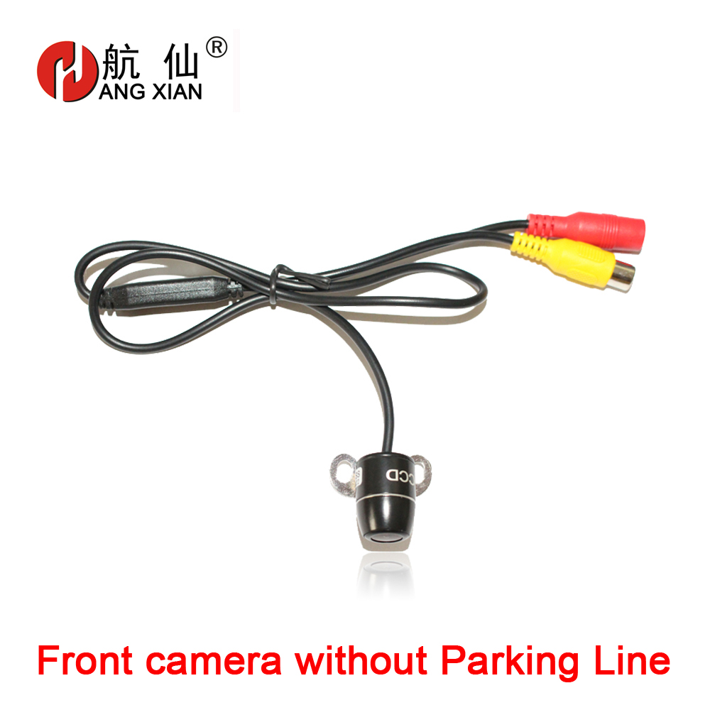 2018 HD CCD universal front camera without parking line car front view camera parking camera with 170 wide angle