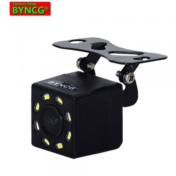 BYNCG WG 8 LEDs Rear View Camera Backup Camera Universal   Reversing Camera 8 LEDs Night Vision HD CCD for all Auto Car DVD