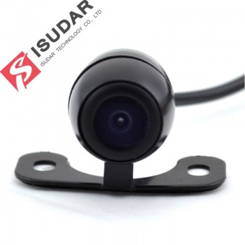 Isudar Universal Car Rear View Parking Camera HD Waterproof Reverse Camera With Parking Line DC 12V shockproof antijamming