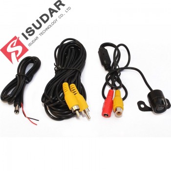 Isudar Universal Car Rear View Parking Camera HD Waterproof Reverse Camera With Parking Line DC 12V shockproof antijamming