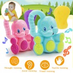 Safety Baby Toddler Teether Hand Shake Bell Ring Funny Educational Elephant Toy 12x12x4cm Dropshipping June#6