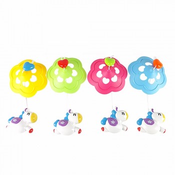 Huanger  Baby bed bell toy 0-12 month rotating music hanging baby rattle bracket baby crib mobile holder