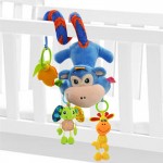 0-12 Month Infant Baby Rattles Mobiles Toys Spiral Bed Stroller Crib Cot Hanging Plush Rattle Toy Animal Educational Teether Toy