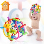 Baby Toys 0-12 Months Rattle Multifunctional Slide Activity Ball Educational Tactile Senses Grasping Baby Development toy