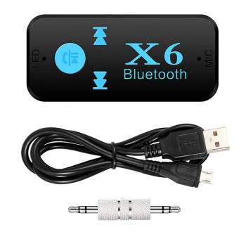 Rovtop 3.5mm Jack Bluetooth Aux Receiver Audio Auto Speakers Headphone Adapter Car MP3 Music Handsfree Bluetooth Car Kit Z2