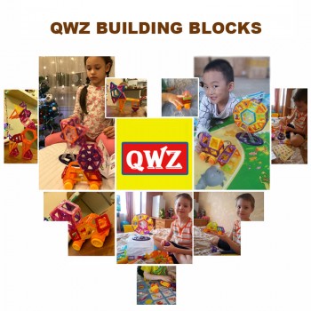 QWZ 400pcs Mini Magnetic Blocks Brinquedos Models Building Toy Magnetic Designer Bricks Magnetic Toys Educational Kids Gifts