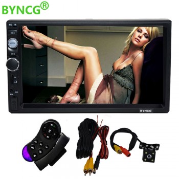 Universal 7 Inch 2 DIN Car Audio Stereo Player Touch Screen Car Video MP5 Player TF SD MMC USB FM Radio Hands-free Call