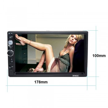 Universal 7 Inch 2 DIN Car Audio Stereo Player Touch Screen Car Video MP5 Player TF SD MMC USB FM Radio Hands-free Call